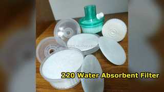 Rolo de papel de filtro HME absorvente