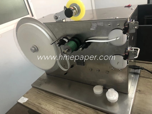comprar Máquina de enrolar fita de filtro HME semiautomática com tolerância de erro de rotulagem e corte de ± 0,2 mm online manufacture