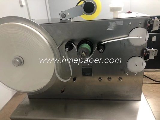 speed Stainless Steel HME Filter Tape Winding Machine for 50Hz Frequency Tape Cutting