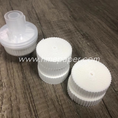comprar Papel de filtro HME eletrostático de grau médico 0,5 u Porosidade 120C Resistente a temperaturas para Turquia online manufacture