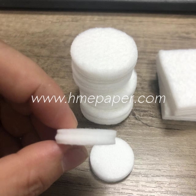 comprar Filtro de agulha Pulpa de algodão Elemento de filtro absorvente circular branco para filtro respiratório online manufacture
