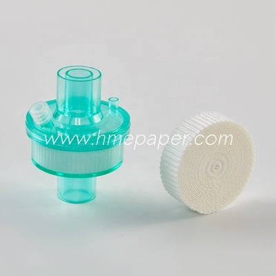 Medical HME / HMEF Corrugated Moisture Absorbent Filter Paper 100% Cotton
