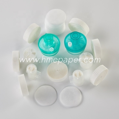 Medical HME / HMEF Corrugated Moisture Absorbent Filter Paper 100% Cotton